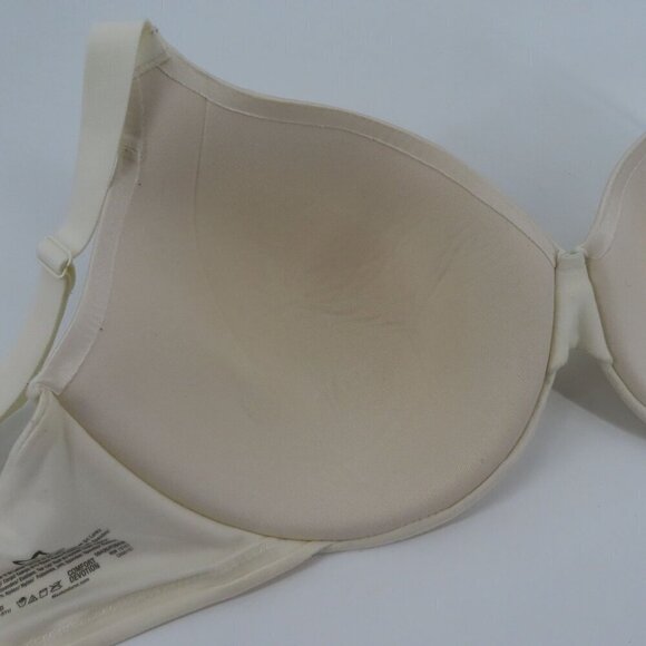 Maidenform 42B 09436 Everyday Full Coverage Cushioned Underwire Bra Ivory White - Picture 11 of 15